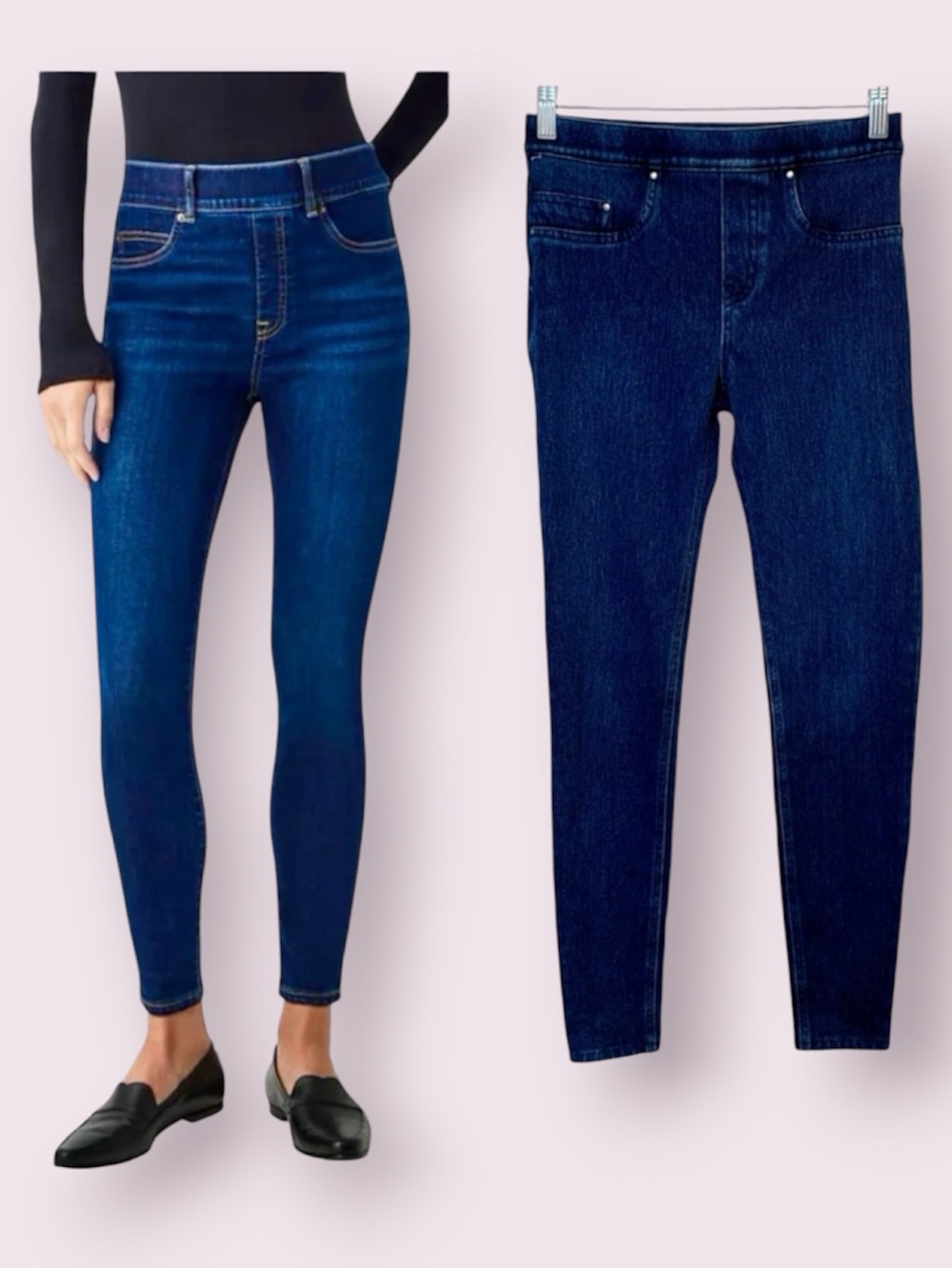 Spanx Jeggings Ankle Skinny Jeans Blue Size Small